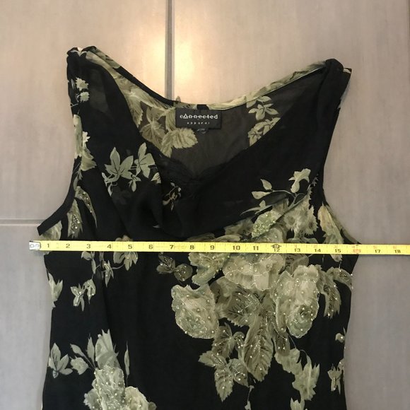 Vintage Ethereal, Asymmetrical Woodland Fairy Maxi Dress -Connected Apparel - Picture 6 of 8